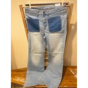 Time and true high wasted hippy boot jeans